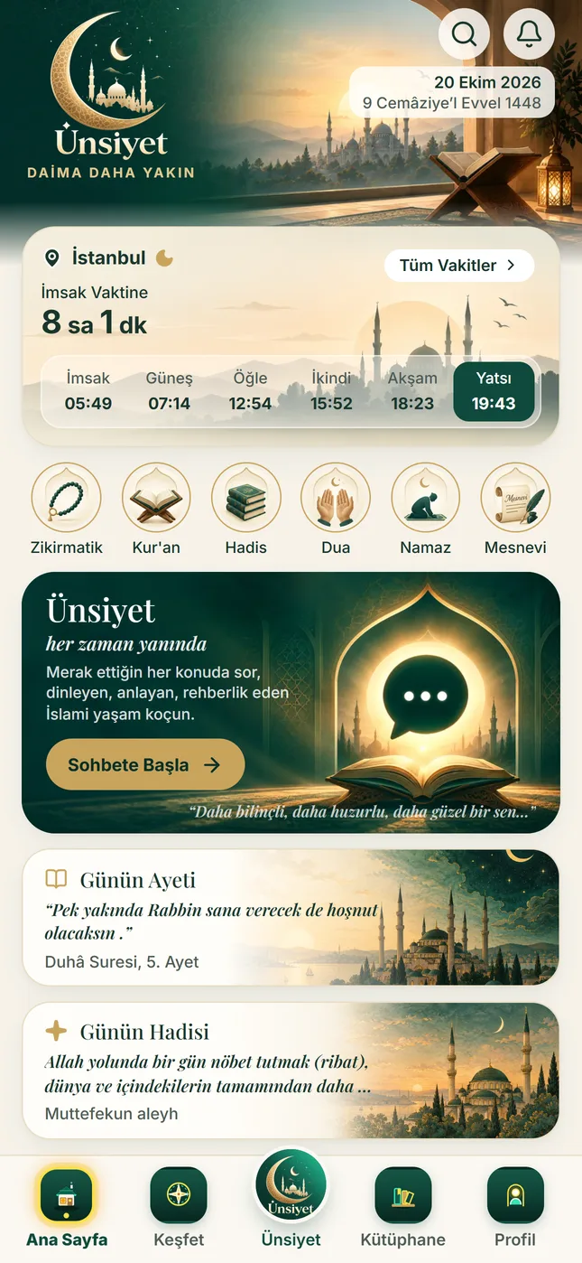 Daima daha yakın.